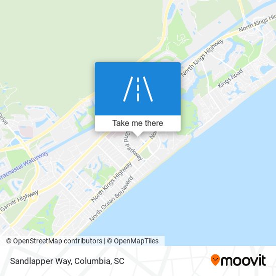 Sandlapper Way map