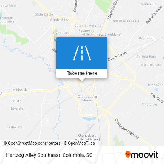 Mapa de Hartzog Alley Southeast