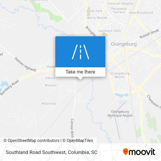 Mapa de Southland Road Southwest
