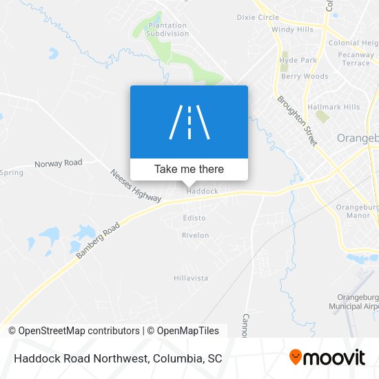 Haddock Road Northwest map