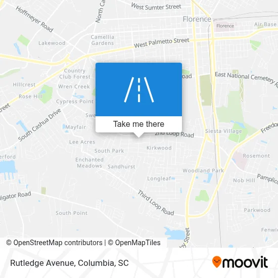 Rutledge Avenue map