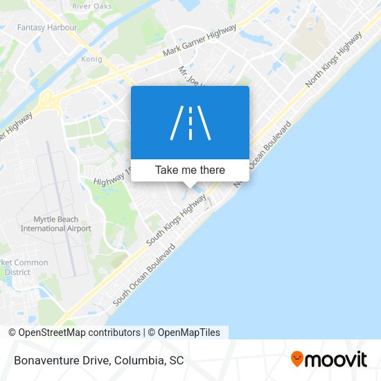 Bonaventure Drive map