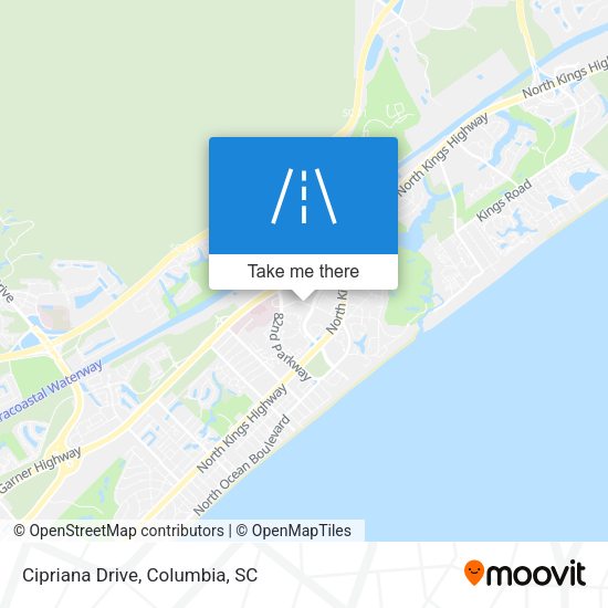 Mapa de Cipriana Drive