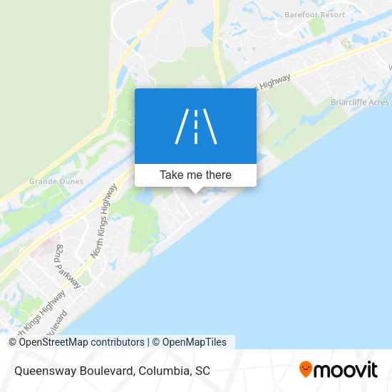 Queensway Boulevard map