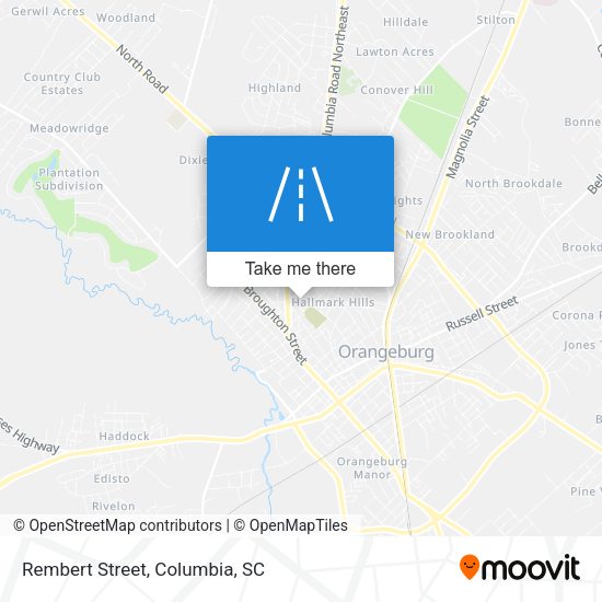 Mapa de Rembert Street