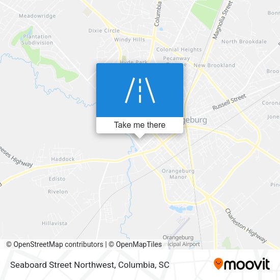 Seaboard Street Northwest map
