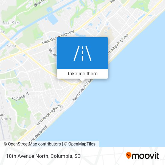 Mapa de 10th Avenue North