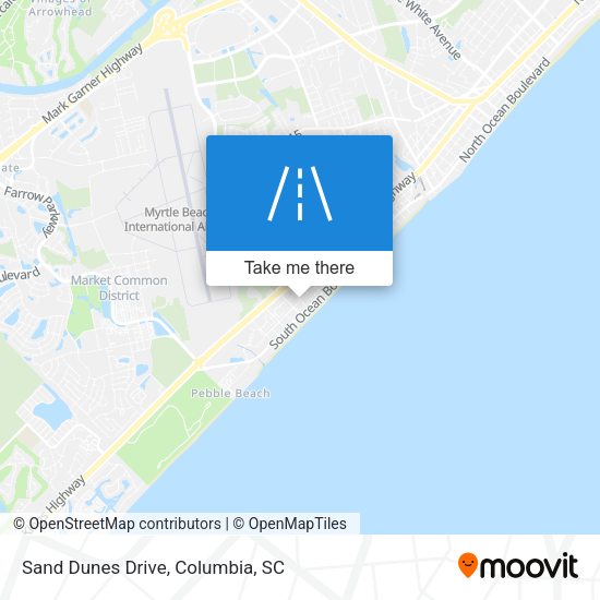 Mapa de Sand Dunes Drive