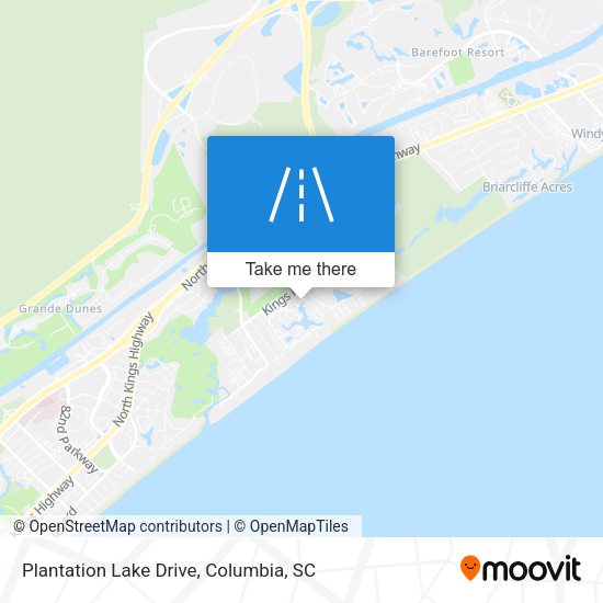 Plantation Lake Drive map