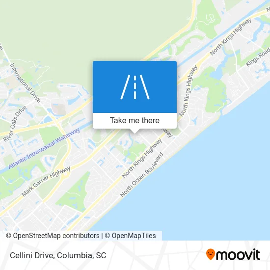 Cellini Drive map