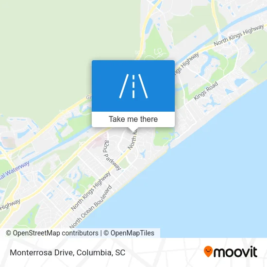 Monterrosa Drive map