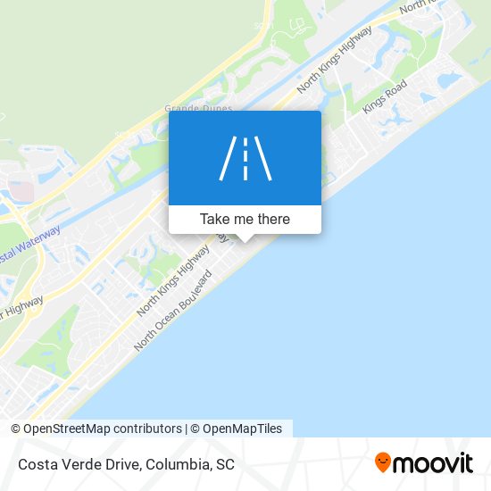 Costa Verde Drive map