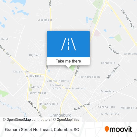 Graham Street Northeast map