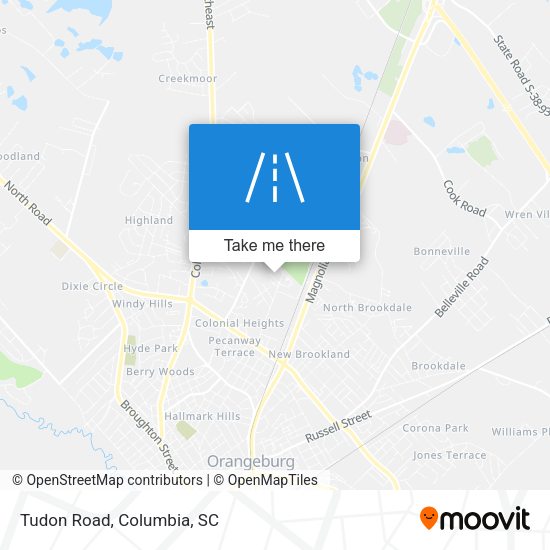 Mapa de Tudon Road