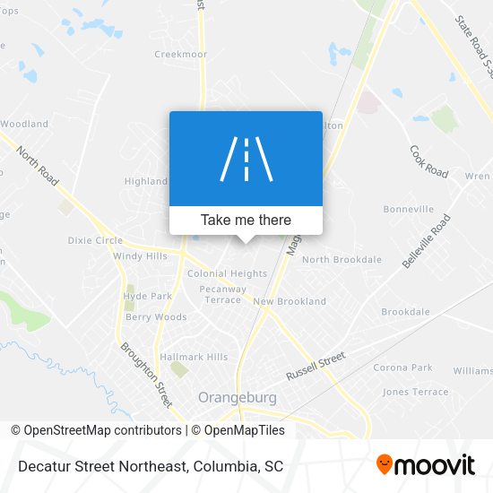 Decatur Street Northeast map
