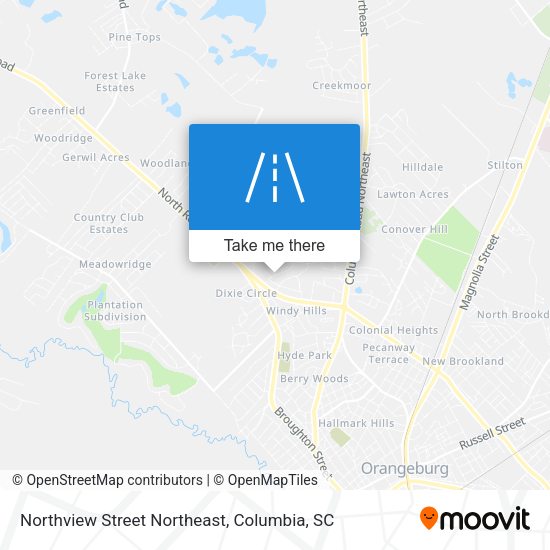 Mapa de Northview Street Northeast