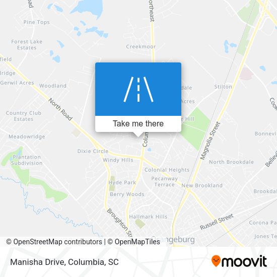 Manisha Drive map