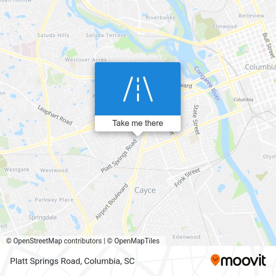 Mapa de Platt Springs Road