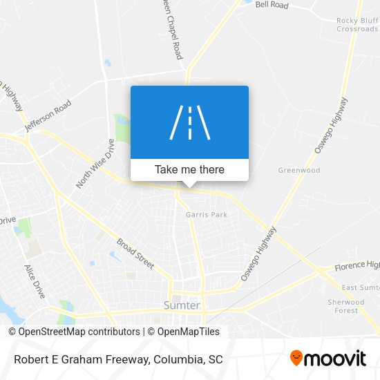 Robert E Graham Freeway map
