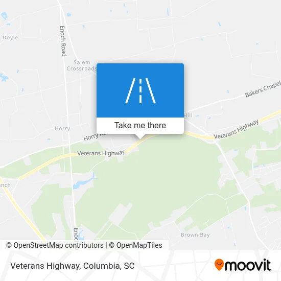 Veterans Highway map