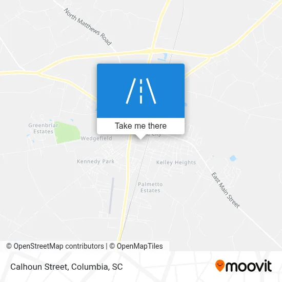 Calhoun Street map