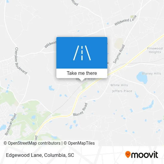Edgewood Lane map