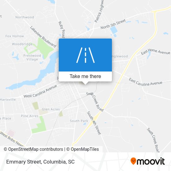 Mapa de Emmary Street