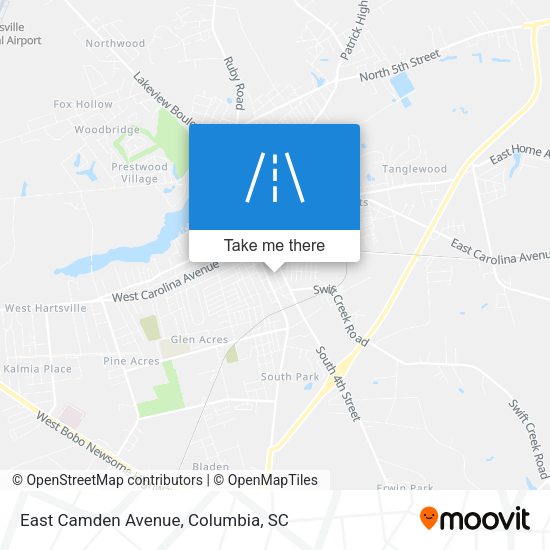 Mapa de East Camden Avenue