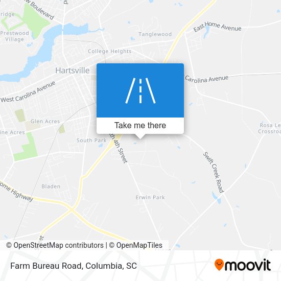 Mapa de Farm Bureau Road