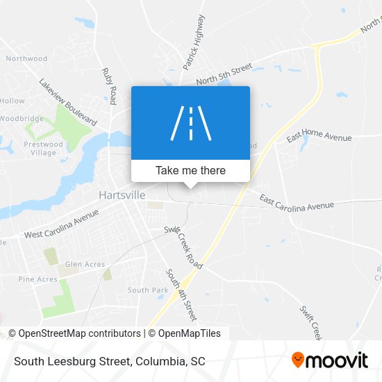 Mapa de South Leesburg Street