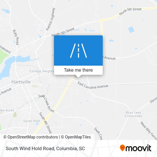 South Wind Hold Road map