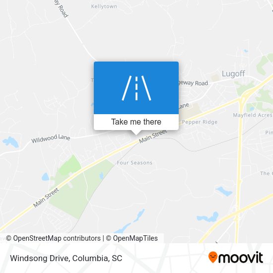 Windsong Drive map