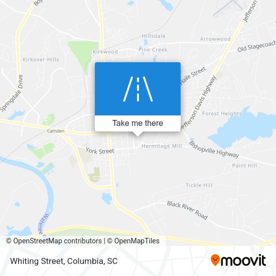 Mapa de Whiting Street