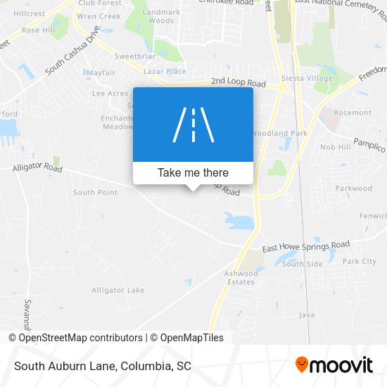 Mapa de South Auburn Lane
