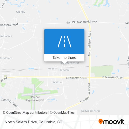 North Salem Drive map
