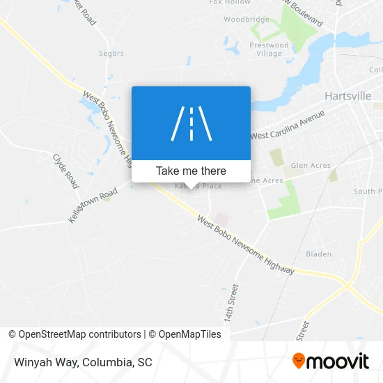 Winyah Way map