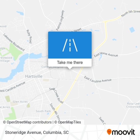 Stoneridge Avenue map