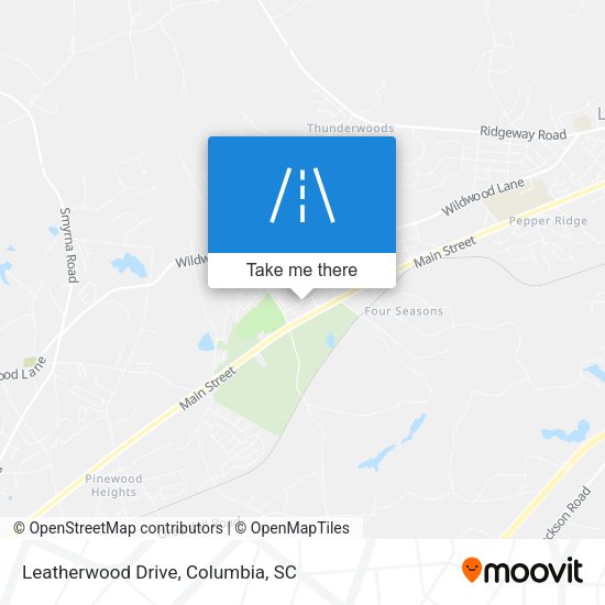 Leatherwood Drive map