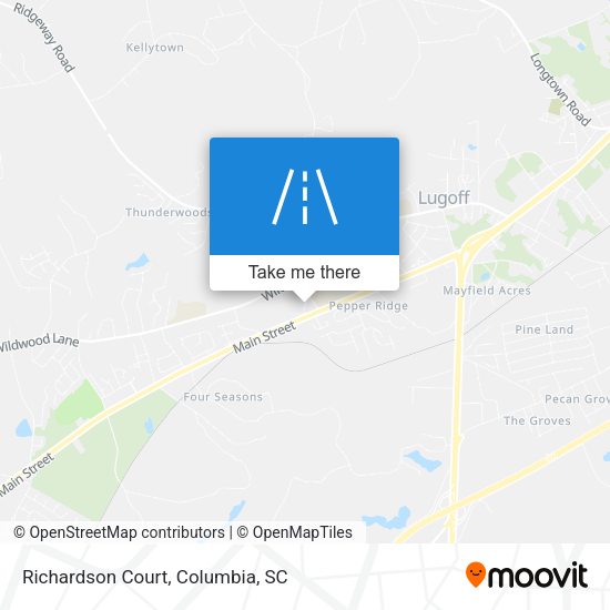 Mapa de Richardson Court