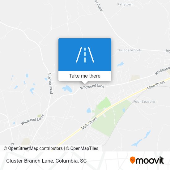 Cluster Branch Lane map