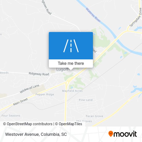 Mapa de Westover Avenue