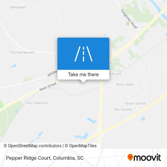 Pepper Ridge Court map