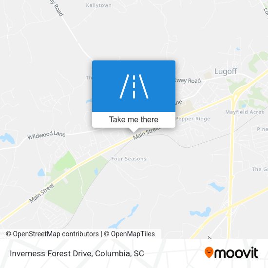Inverness Forest Drive map