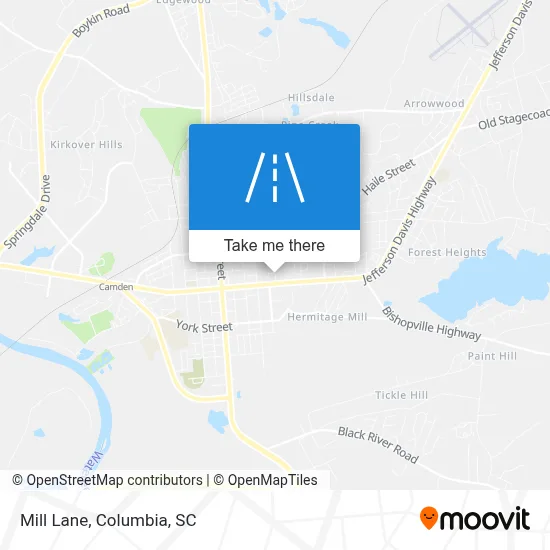 Mill Lane map
