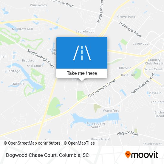 Dogwood Chase Court map