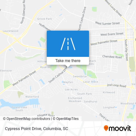 Mapa de Cypress Point Drive