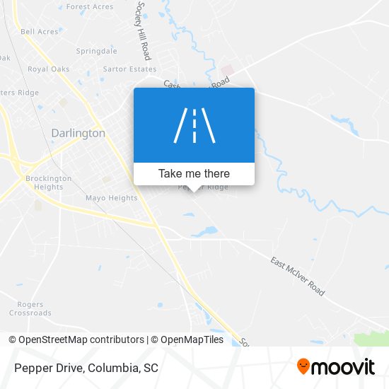 Pepper Drive map