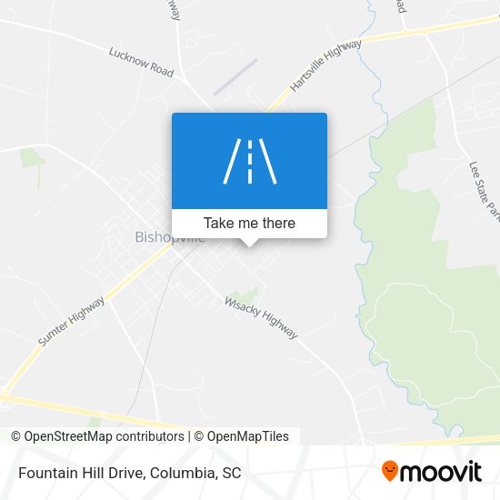 Mapa de Fountain Hill Drive