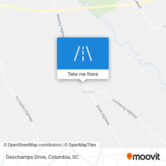 Mapa de Deschamps Drive