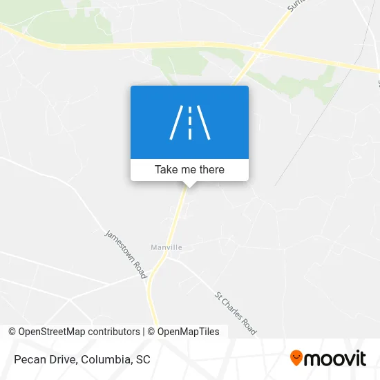 Pecan Drive map